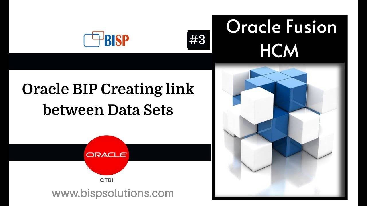 Oracle BIP Creating link between Data Sets | Oracle BI Publisher Data Modeling | BIP Data Set Model