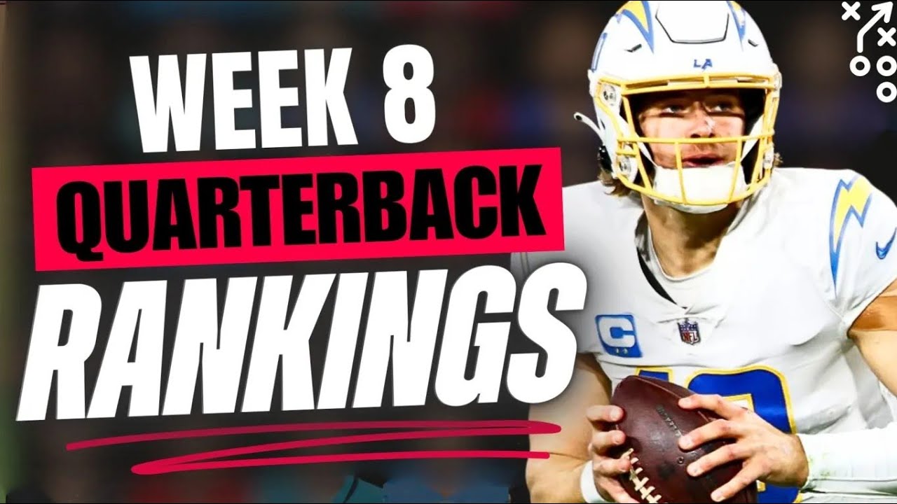 🔥 UPDATED TOP 20 QB RANKINGS for Week 8 Fantasy Football 🚀 | Fantasy Football Rankings