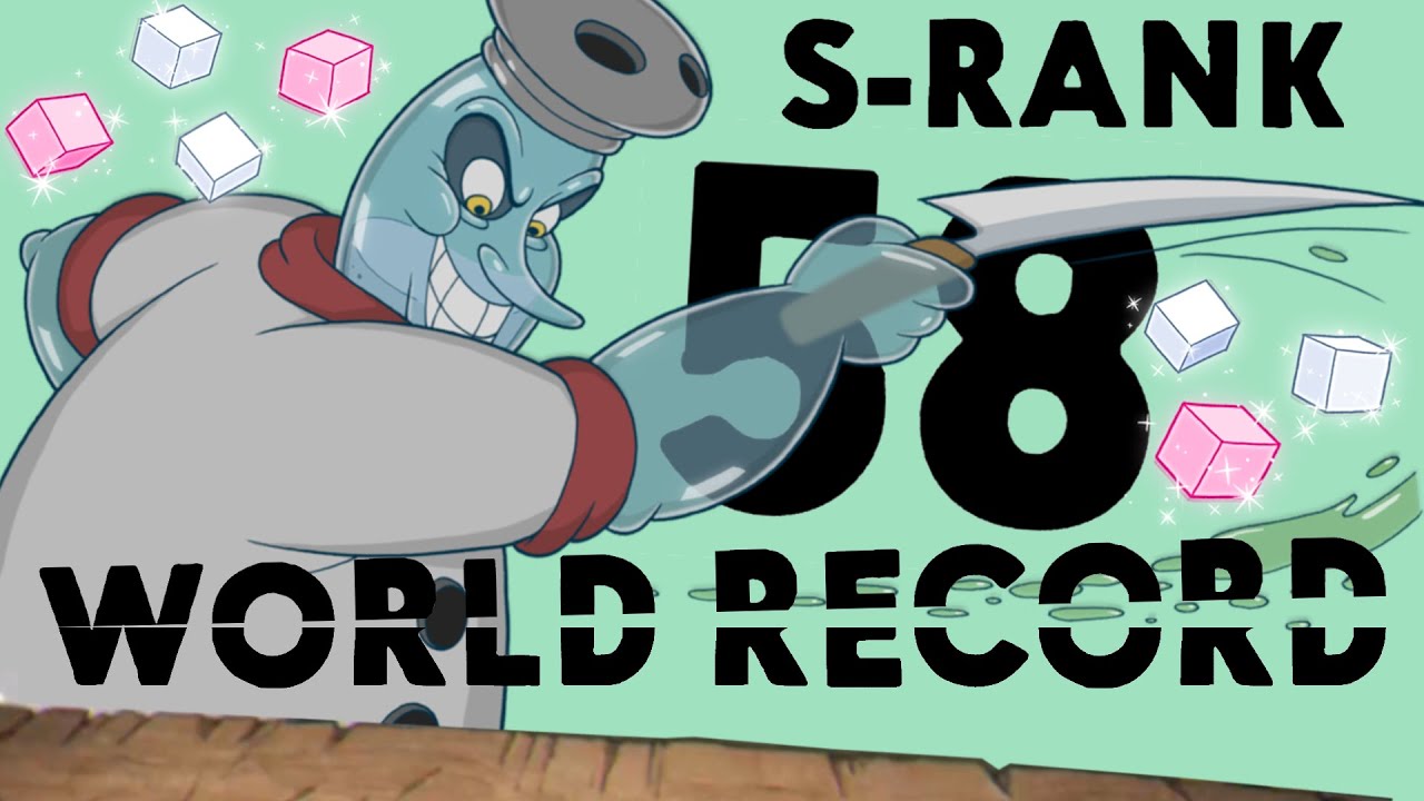 [WR] [0:58] Cuphead DLC - Chef Saltbaker (S-Rank)