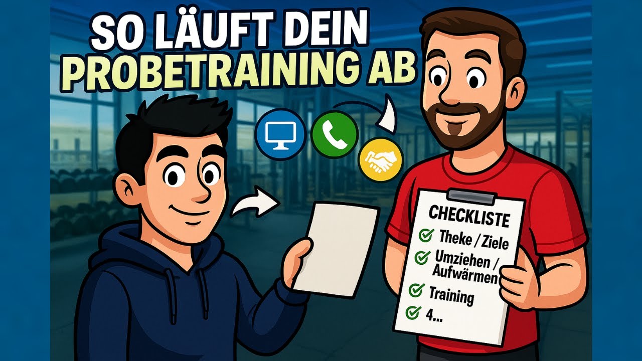 Wie ein Probetraining im Gym abl&auml;uft