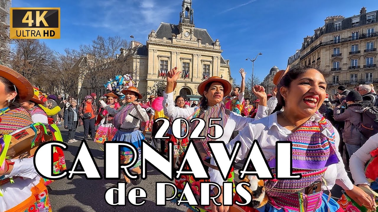 [🇫🇷Paris France Event 4K 120FPS HDR] 2025 Paris Carnival 02/March/2025