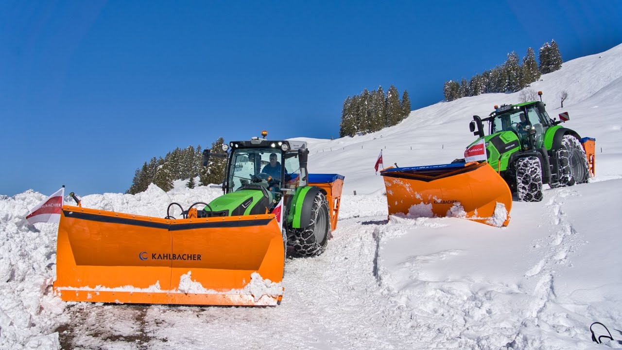 Winterdienst mit Kahlbacher und Deutzfahr