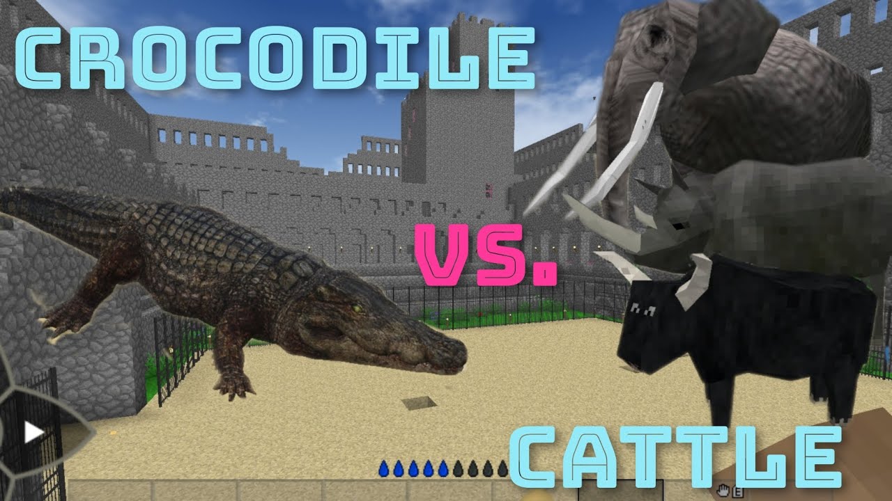 [ARENA] Crocodile vs large herbivores from DAYZ MOD in Survivalcraft 2.