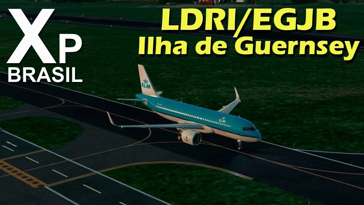 X Plane 11 - LDRI/EGJB - Ilha de Guernsey