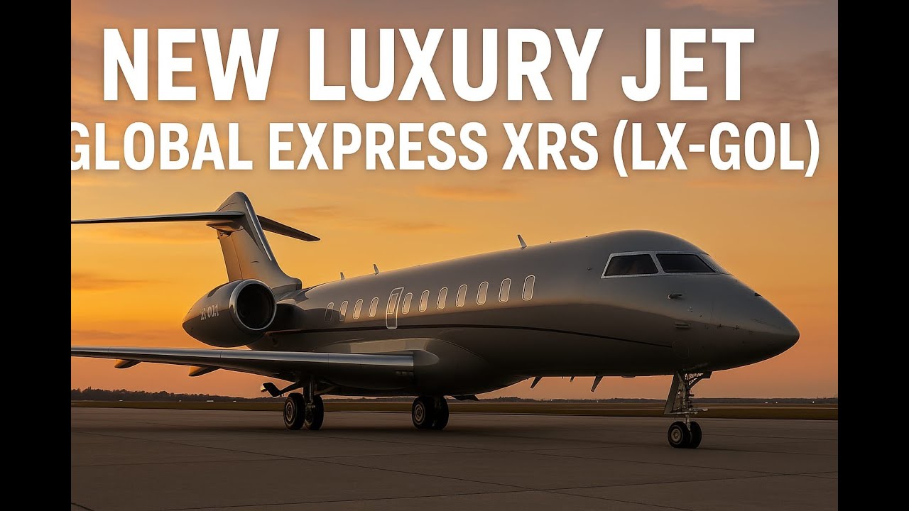 NEW LUXURY Jet Global Express XRS (LX-GOL)