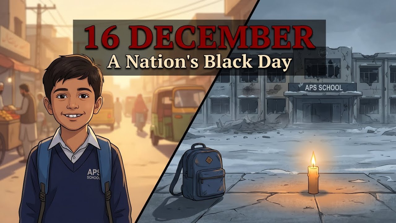16 December 2014 &mdash; Pakistan's Blackest Day | APS Peshawar Attack Animated Documentary