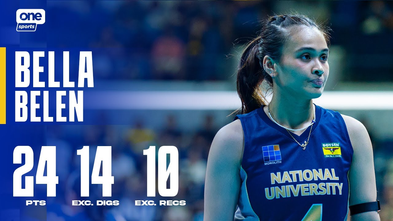 Belen WITH A SOLID TRIPLE-DOUBLE for NU vs. FEU in FINAL FOUR! 💪 | UAAP SEASON 87 WOMEN’S VOLLEYBALL