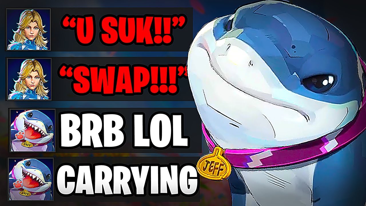 Toxic E-GIRL RAGES At Me For Playing Jeff... So I Carry. (Marvel Rivals)