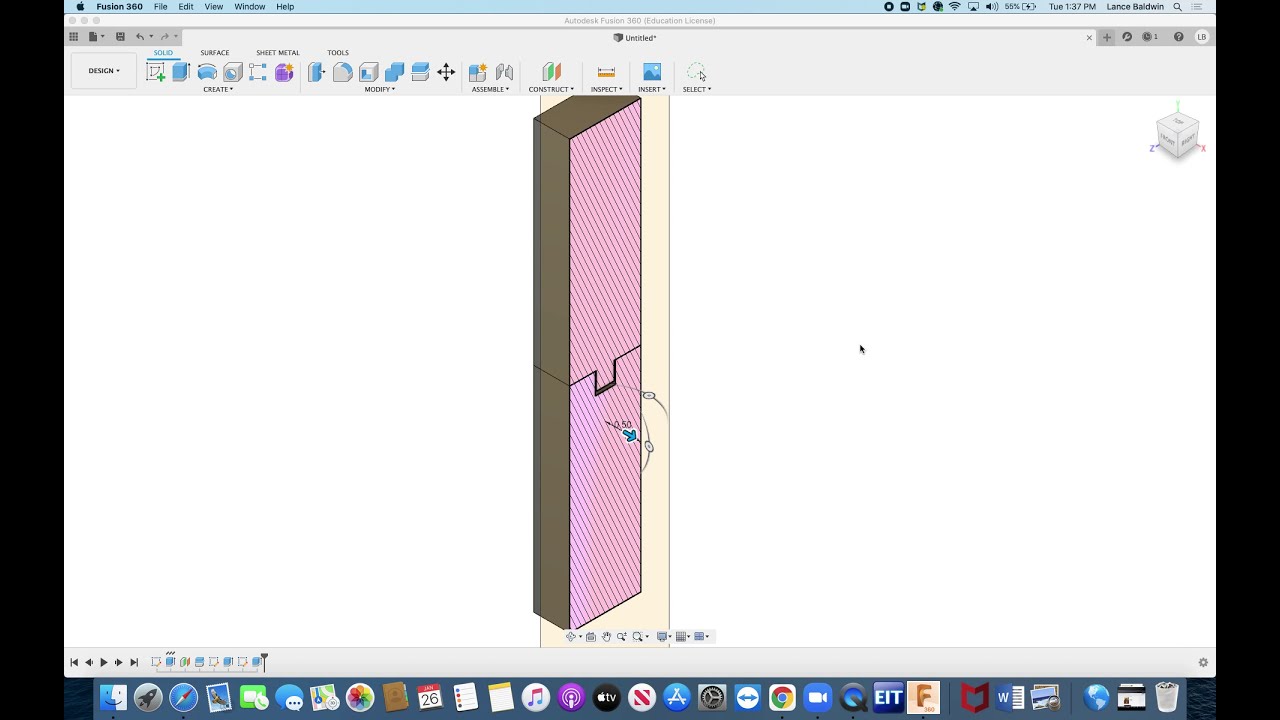 Splitting Bodies for Printing and Gluing - Fusion 360