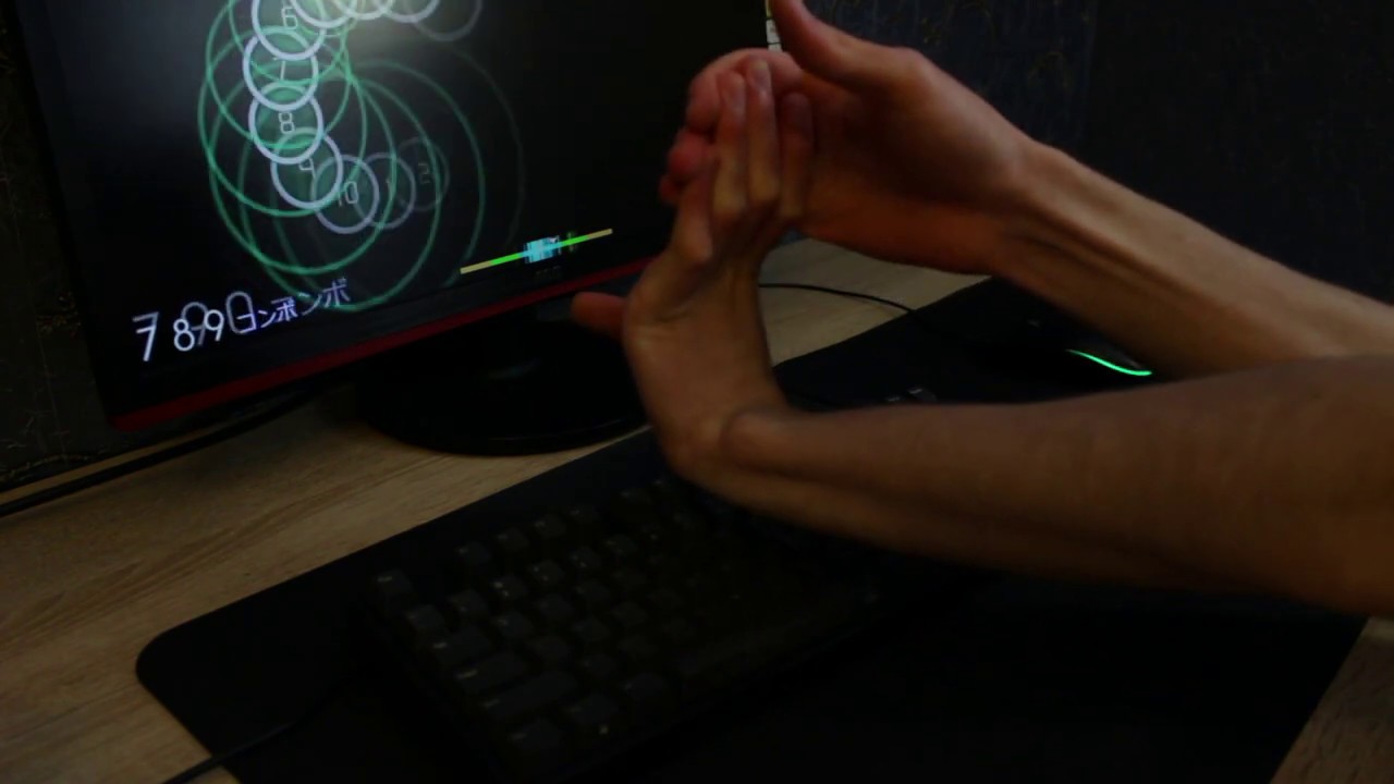 My daily hand stretching