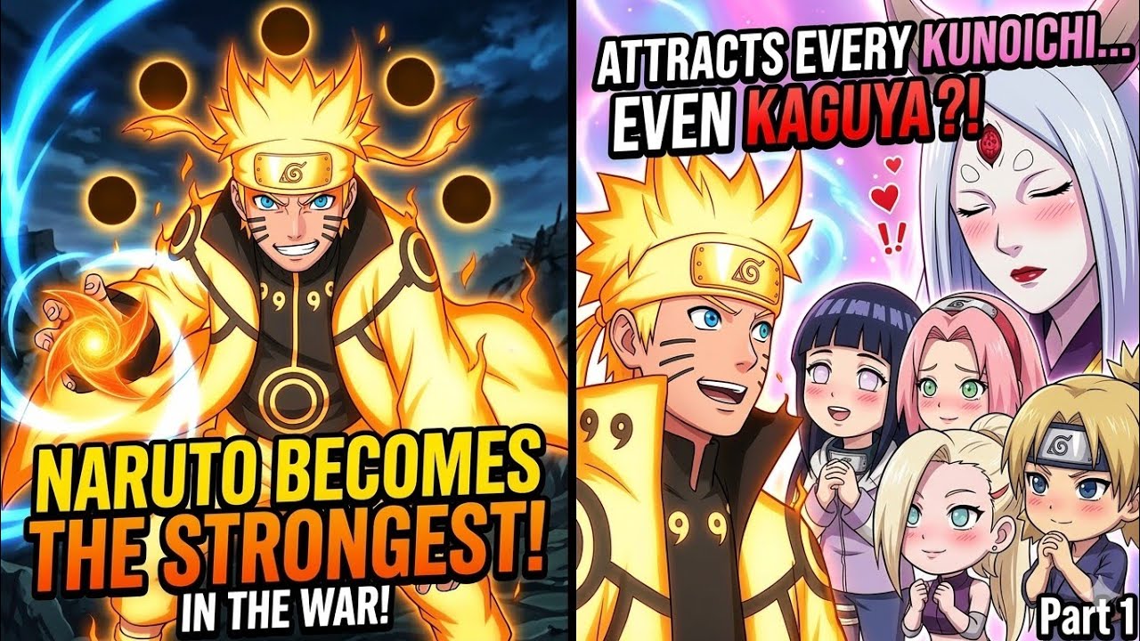 Naruto Became the Strongest Shinobi in the War and Attracted Every Kunoichi Even Kaguya? part 2