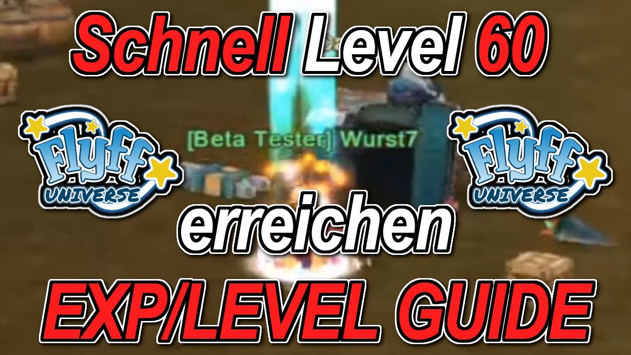 Flyff Universe - Schnell Level 60 erreichen Bester EXP/Level Guide f&uuml;r Flyff Universe Global Release