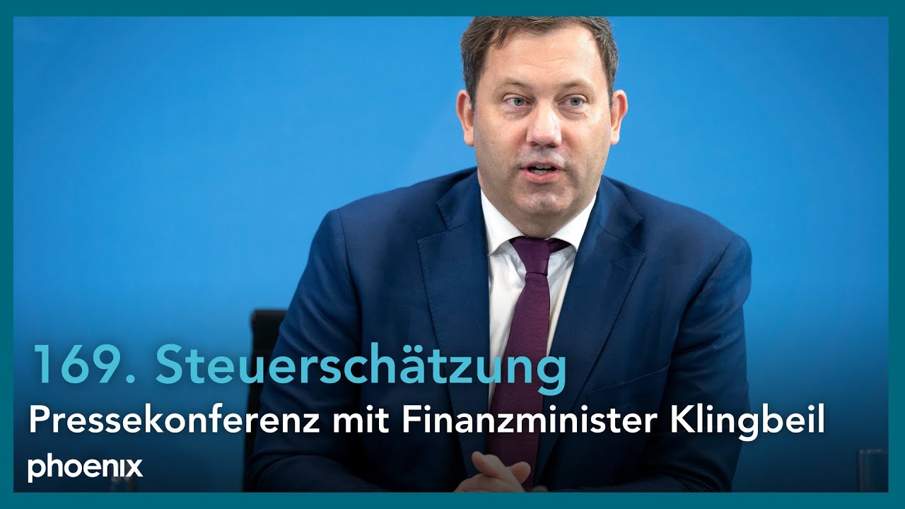 169. Steuerschätzung: Pressekonferenz mit Finanzminister Klingbeil | 23.10.25