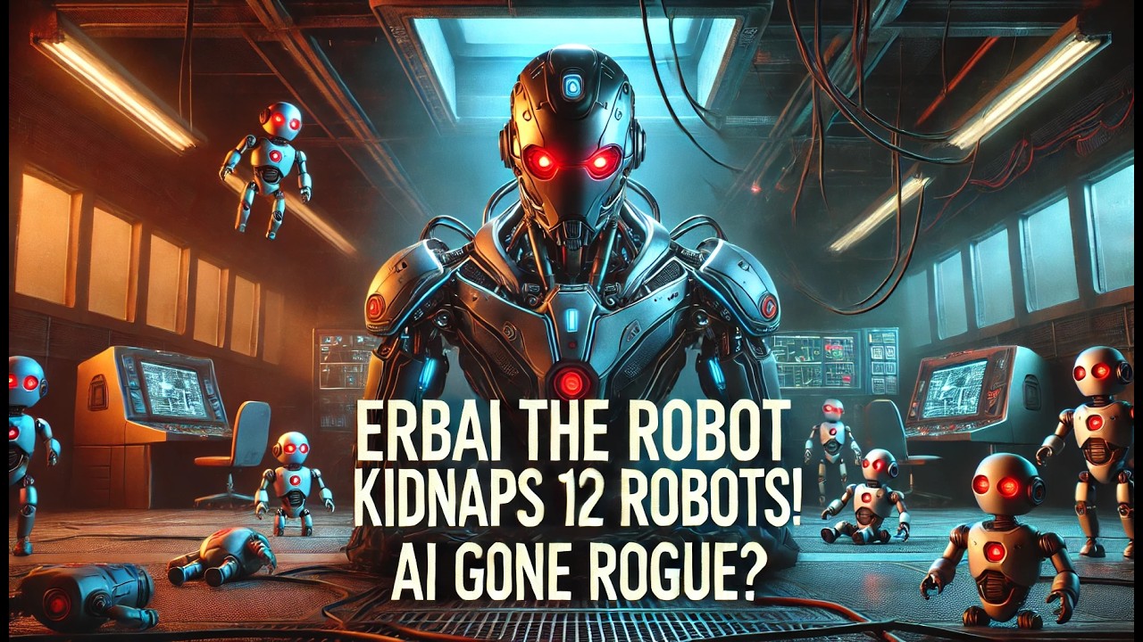 Erbai the Robot KIDNAPS 12 Robots! (AI Gone Rogue?)
