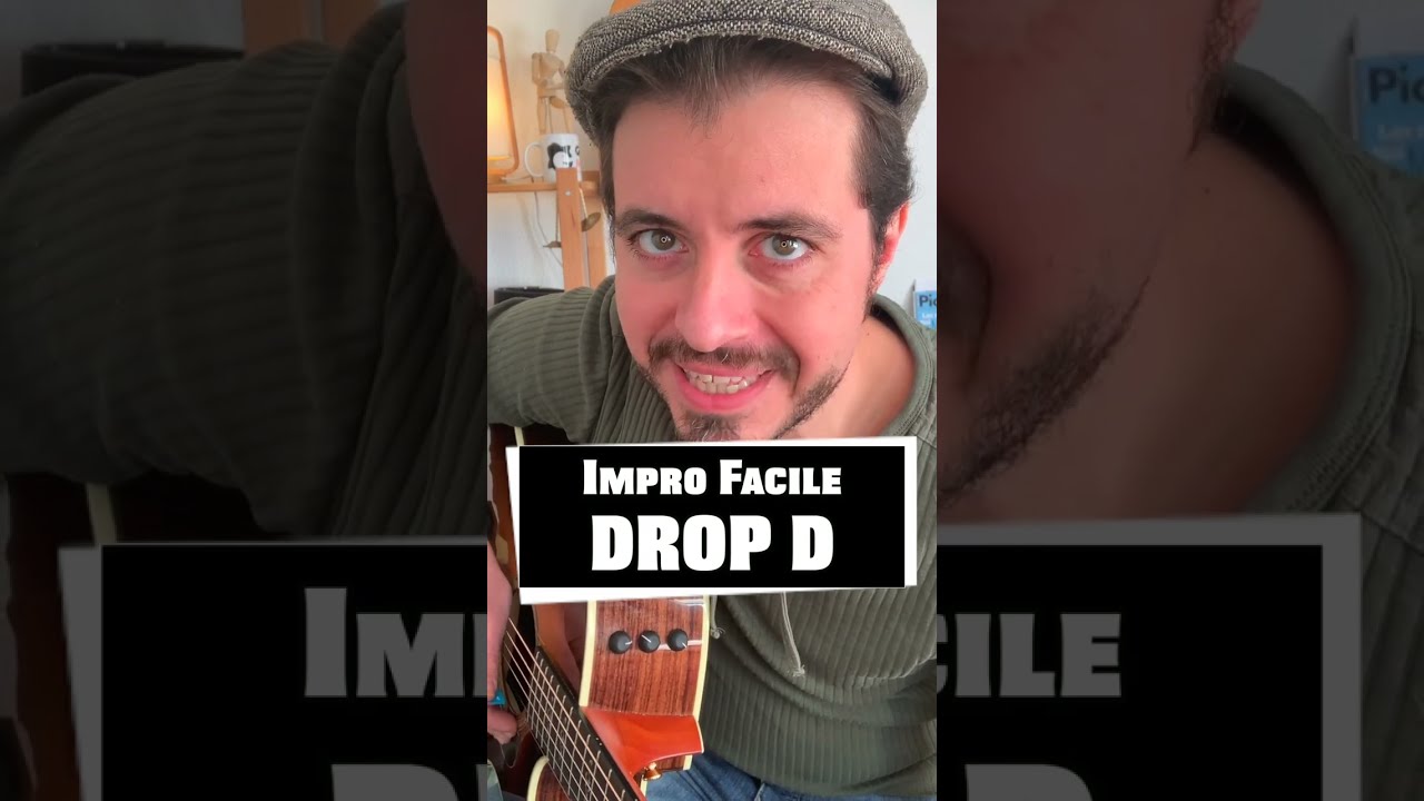 IMPRO facile en Drop D - Le son du BLUES
