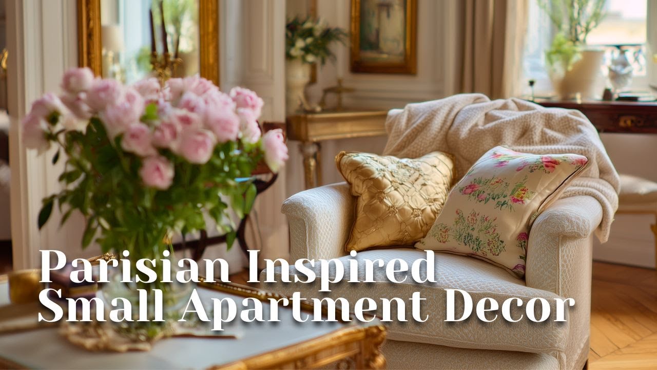 Parisian Inspired Small Apartment Decor | Elegant French & Timeless Design Ideas