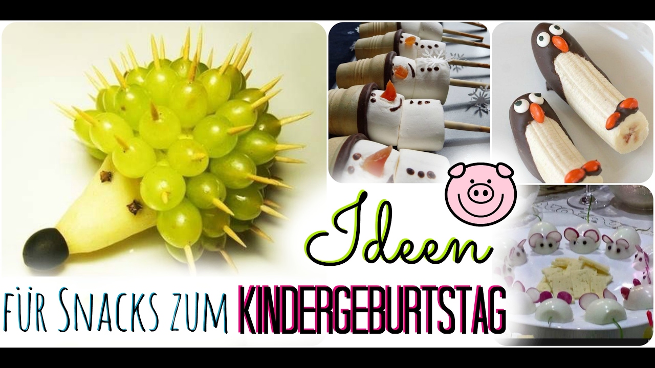 SNACK IDEEN für Kindergeburtstage | Emils 4. Geburtstag | Familienvlog #27