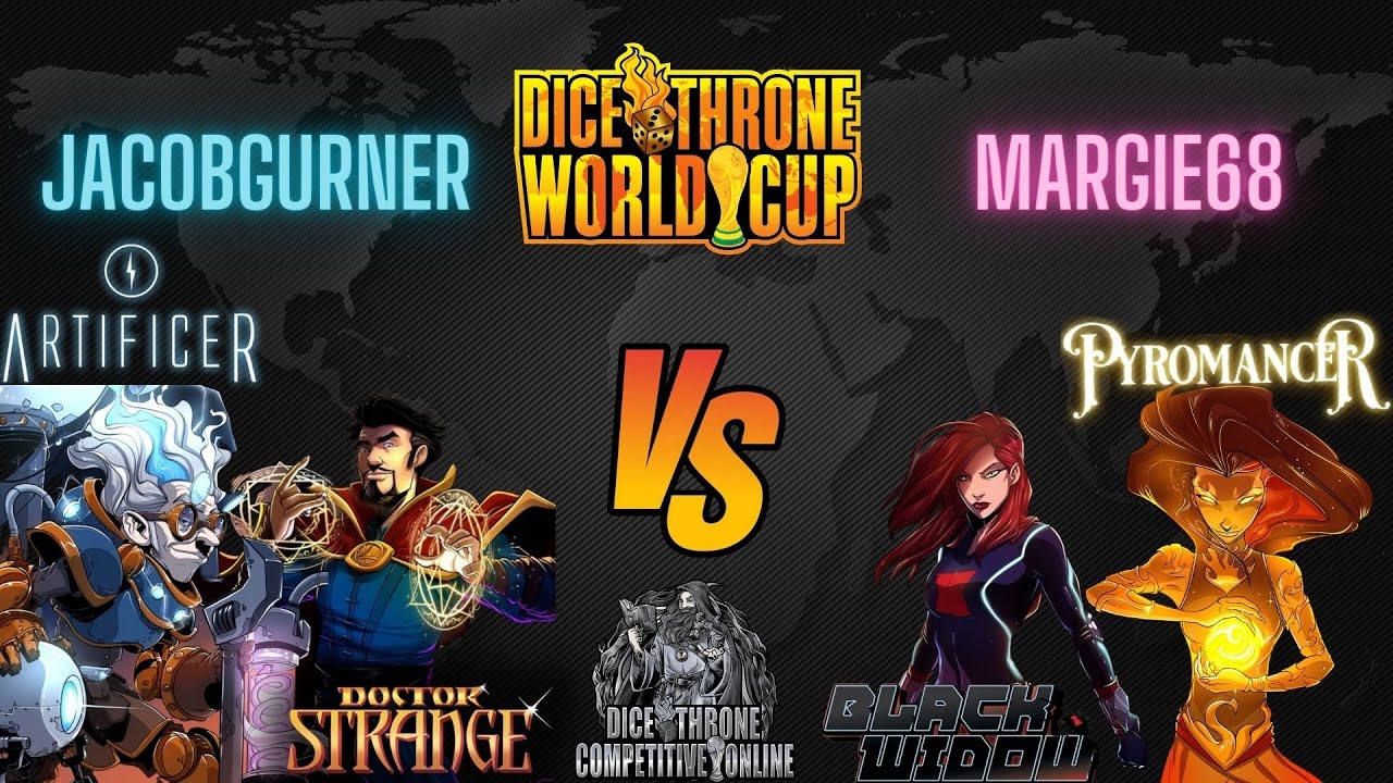 Dice Throne World Cup 5 | Jacobgurner vs Margie68 | Dice Throne Competitive Online