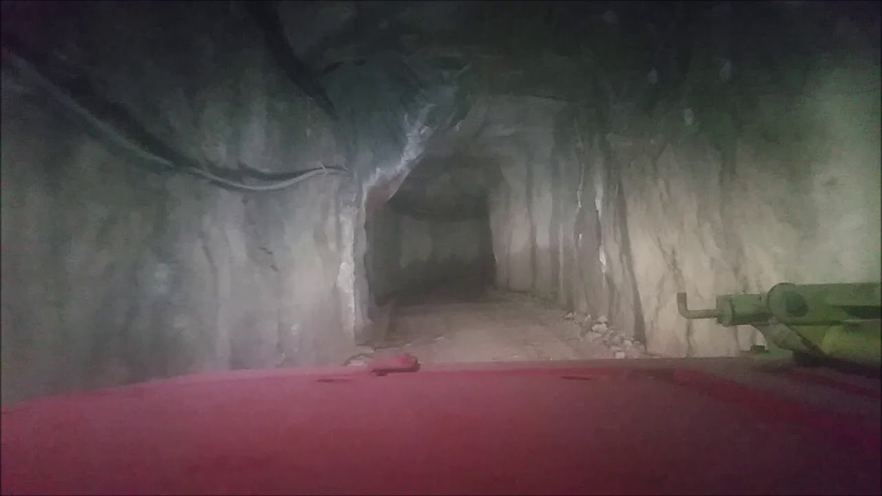 Underground truck drive down