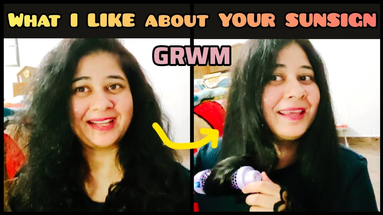 Let's talk SUNSIGNS while I do my hair | GRWM #grwmhair #grwm #sunsigns