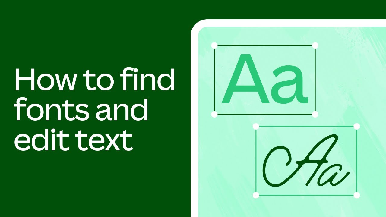 How to find fonts and format text in Canva (6/10)