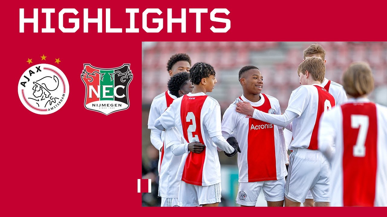 Stanis on fire 🔥⚽ | Highlights Ajax O17 - NEC O17