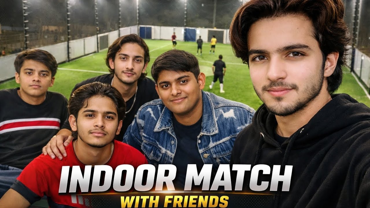 INDOOR MATCH WITH FRIENDS 😎👍🙂