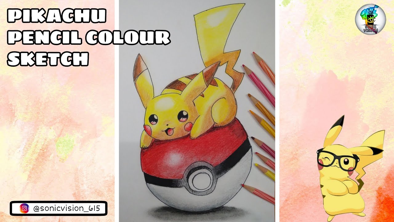 how to draw Pikachu easy | Pokemon |
