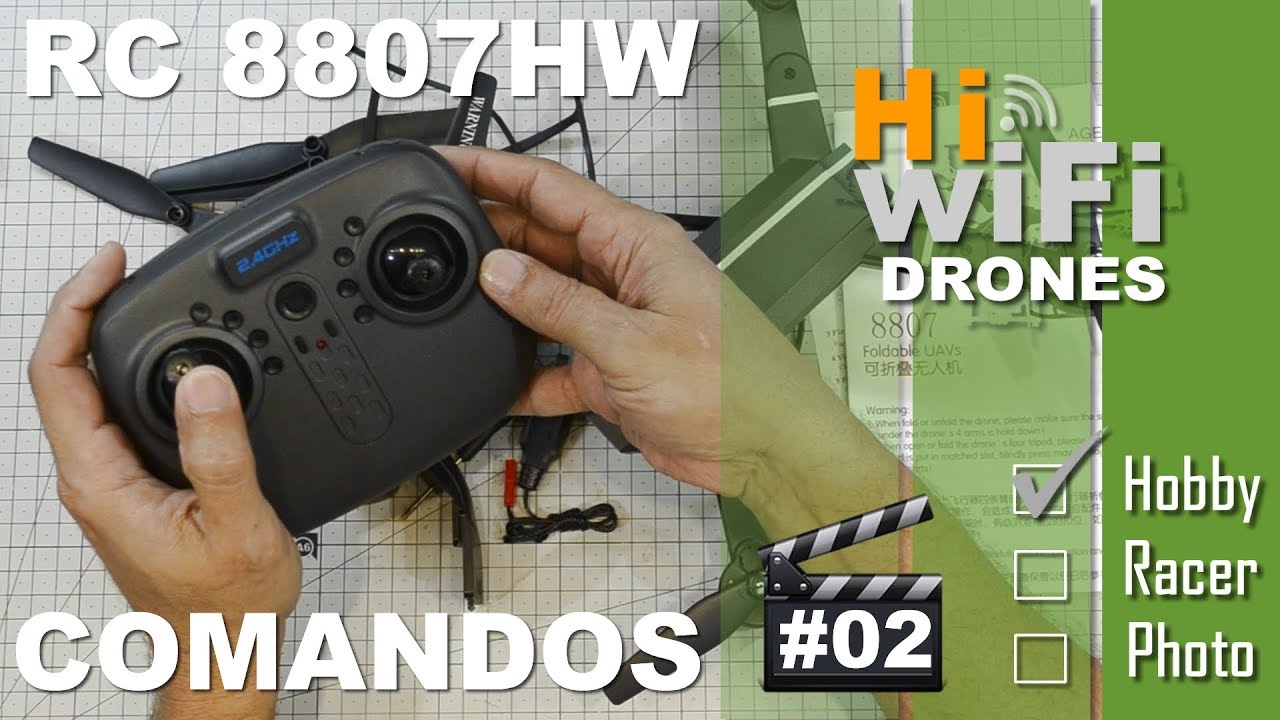 DJI Mavic PRO, até parece! - Parte 2/4 - Recursos e Comandos: RC Drone 8807 Foldable Camera Wifi FPV