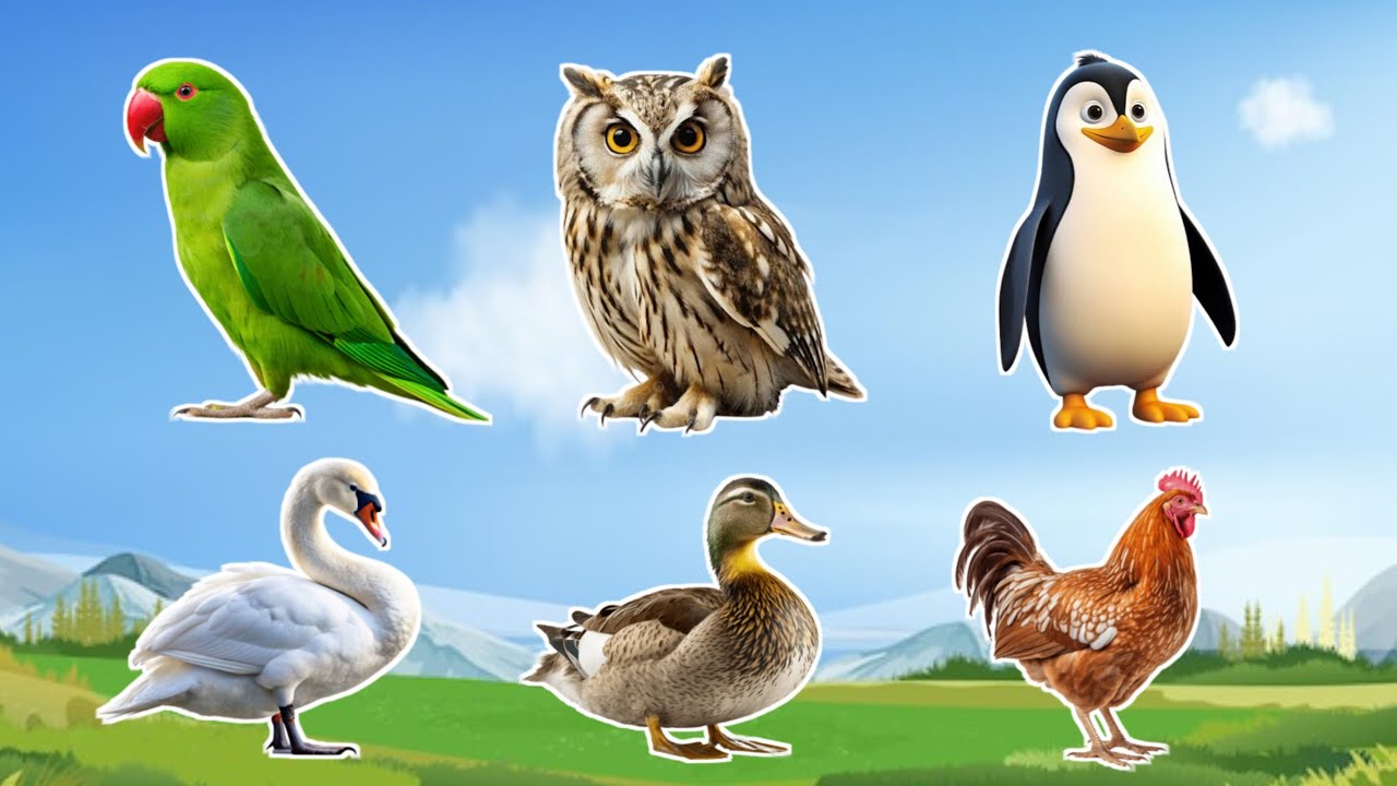 20 BIRDS NAME || Birds Name in English and Hindi | पक्षियों के नाम | Birds Vocabulary #birdsname