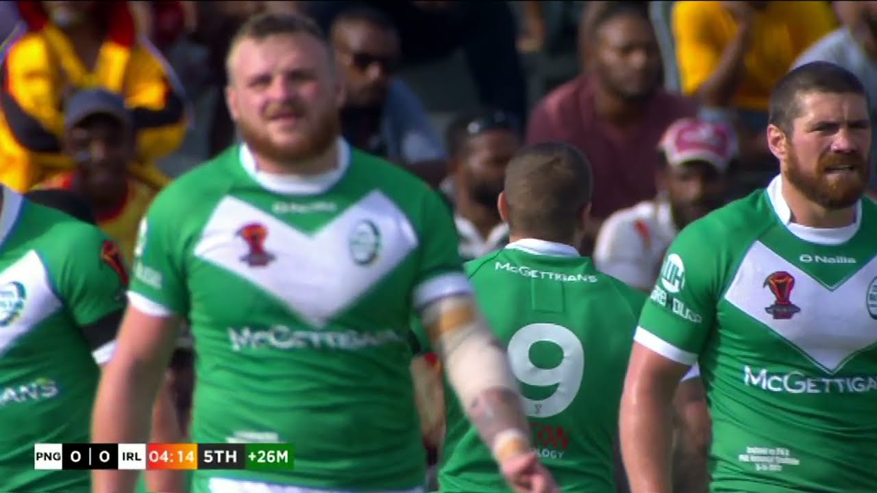 PNG vs Ireland | Rugby League World Cup 2017 | First Half | Port Moresby