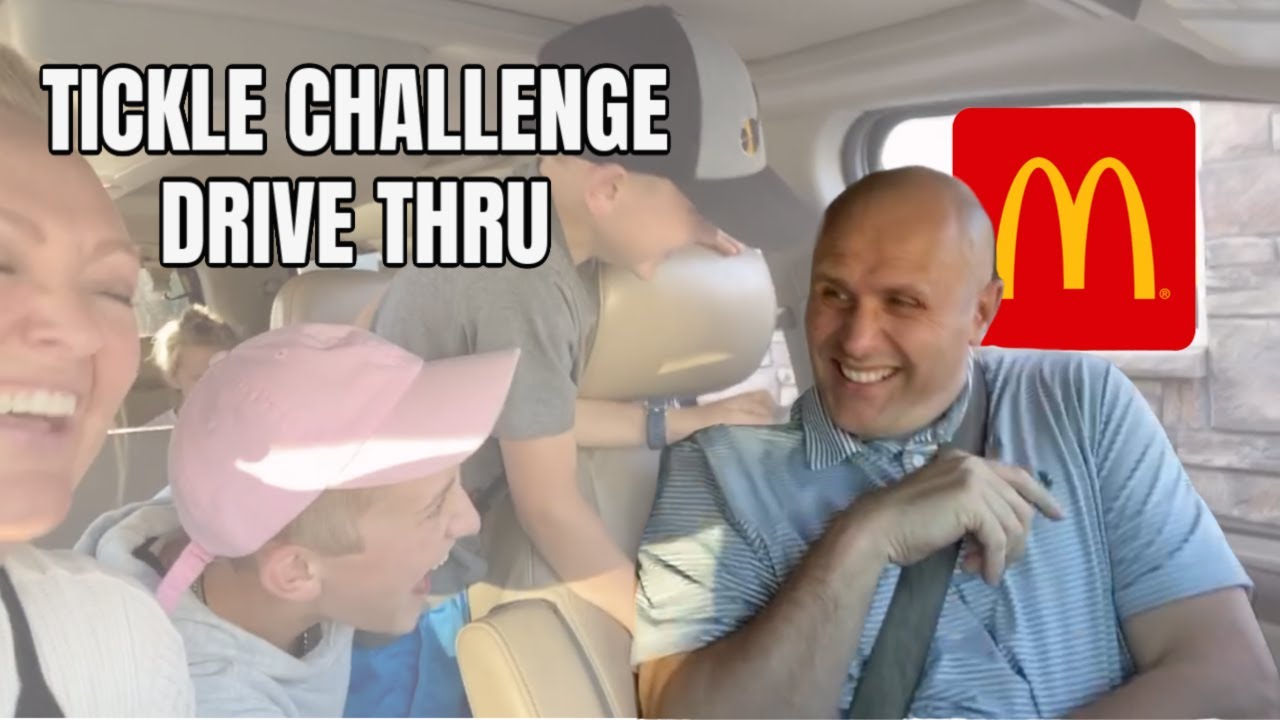 Tickle CHALLENGE - Drive Thru Edition - HILARIOUS!!