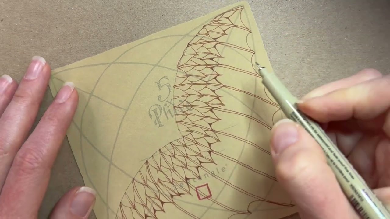 Пакет проектов Zentangle № 28: День 6