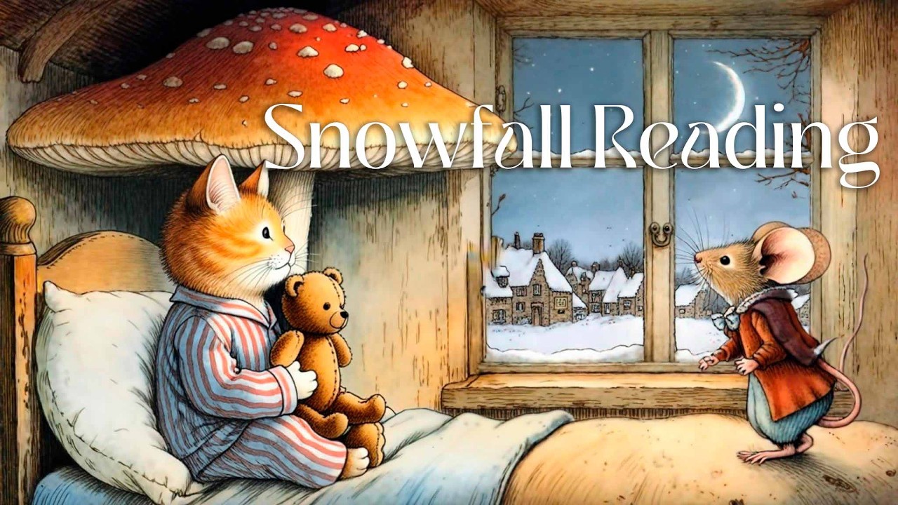 Snowfall Ambience ❄ Quiet Winter Reading Music for Concentration & Relaxation