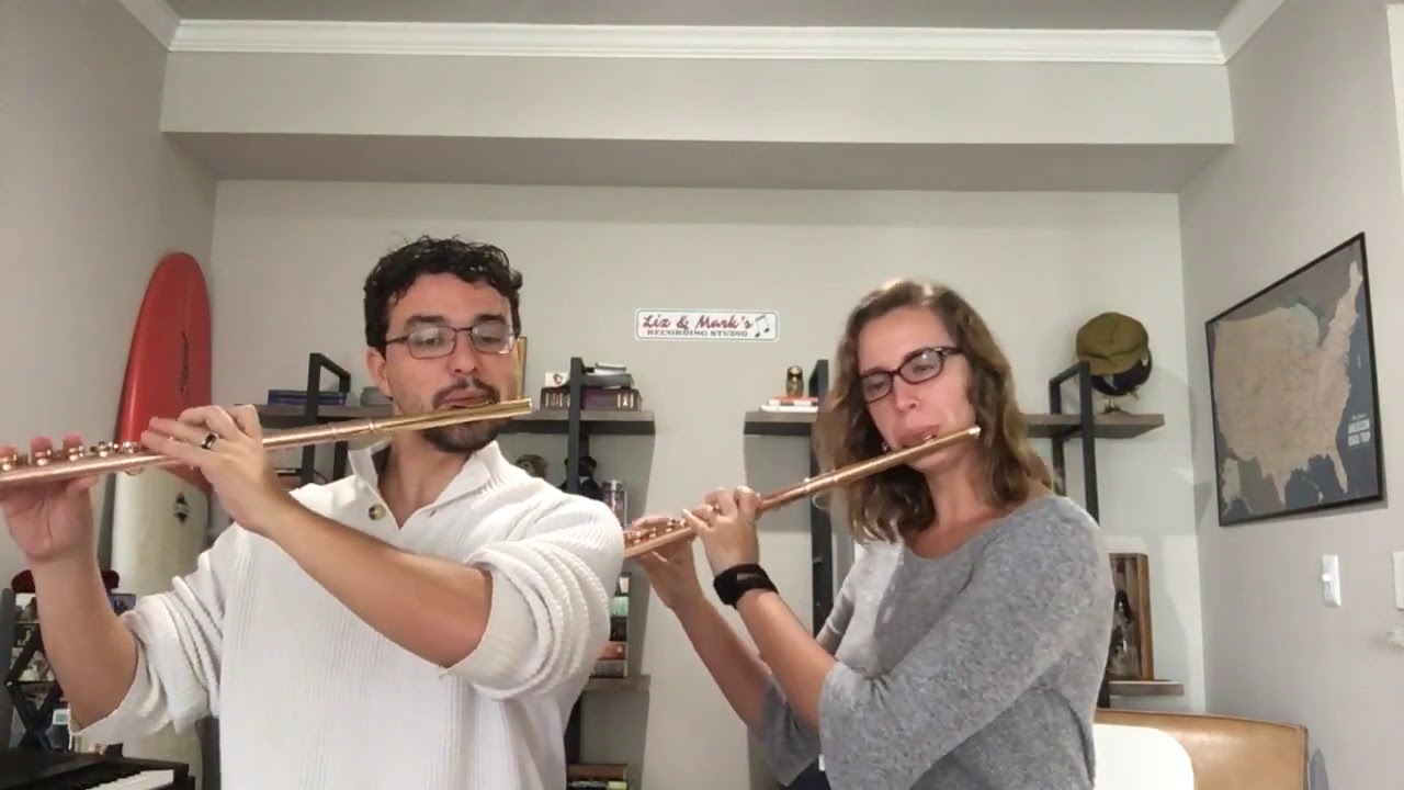 Brahms Hungarian Dance 5 Flute Duet
