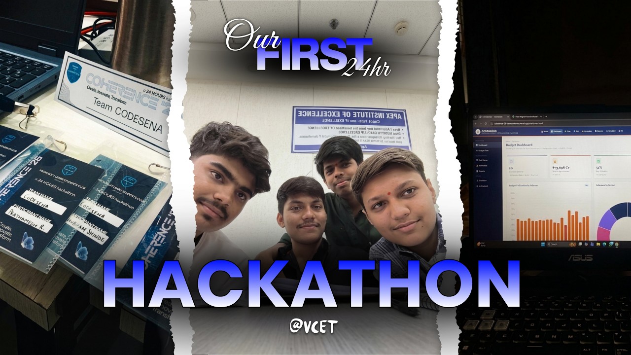 My First 24 Hour Hackathon Experience 🔥 | Coding Non-Stop Vloghacathon