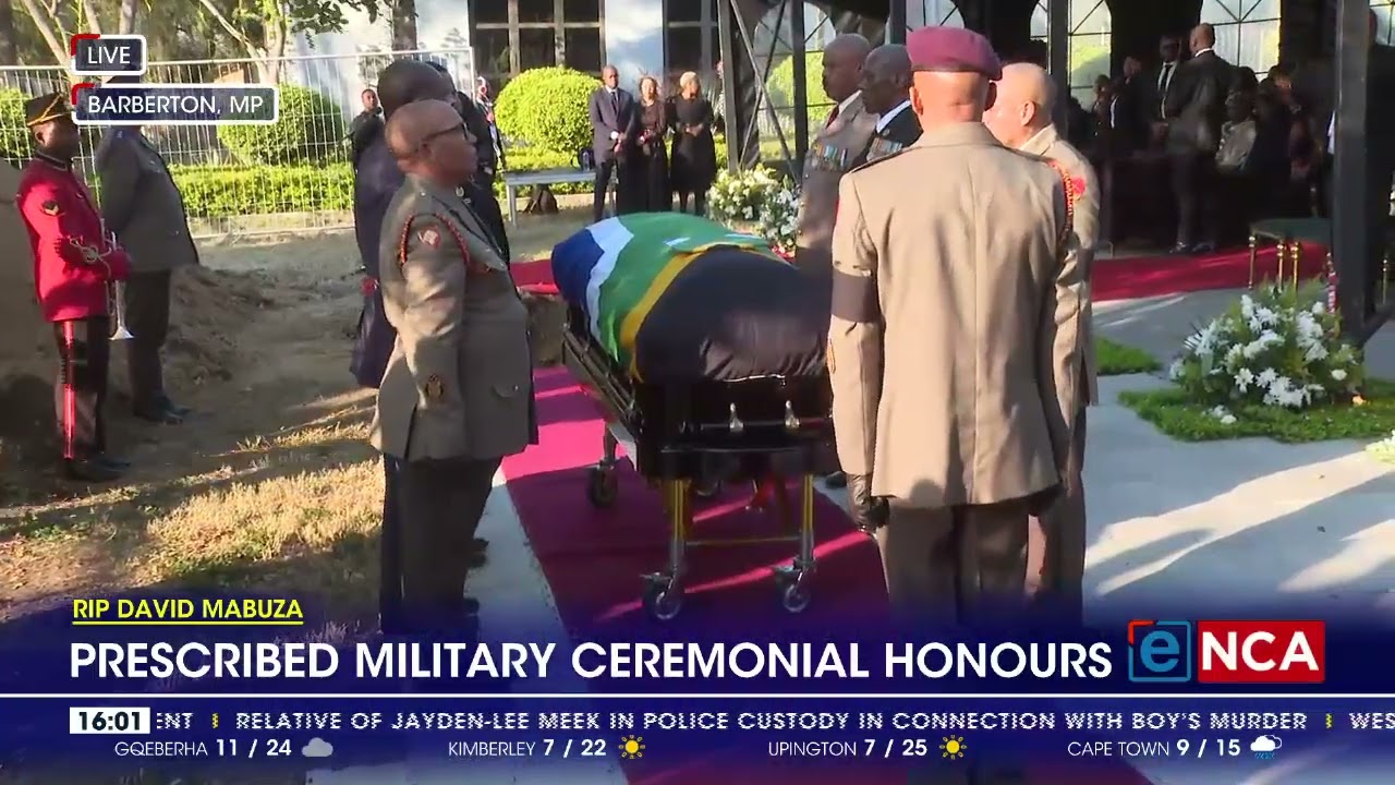 RIP David Mabuza | Prescribed military ceremonial honours