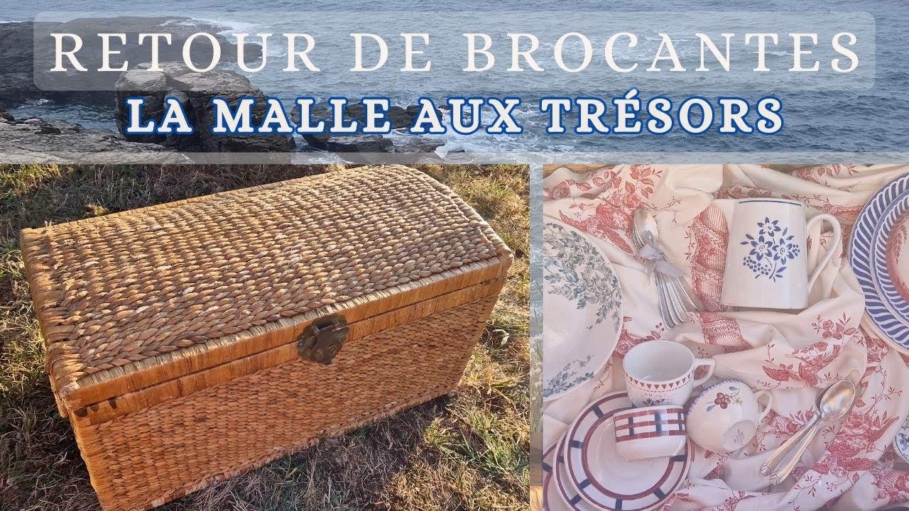 Retour de brocantes, la malle aux trésors vintage | Vlog #4 août 2024