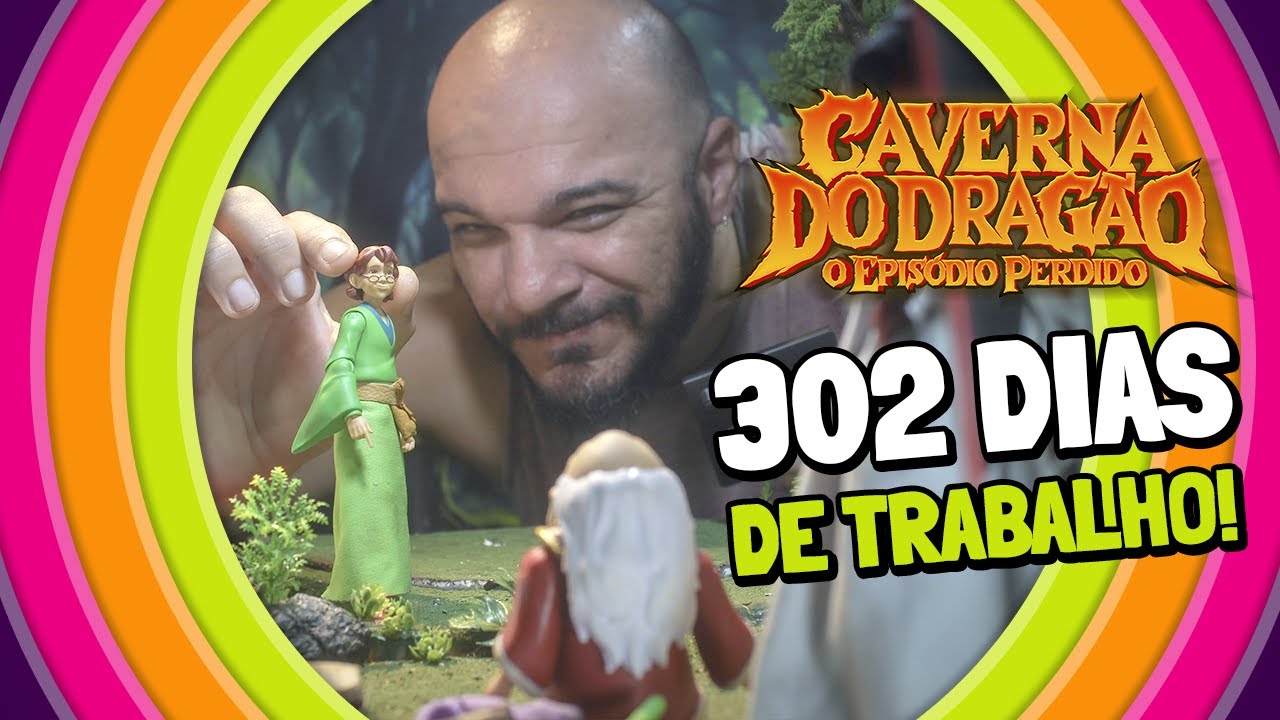 BASTIDORES CAVERNA DO DRAG&Atilde;O Epis&oacute;dio Perdido Stop Motion | OS BONEQUINHOS