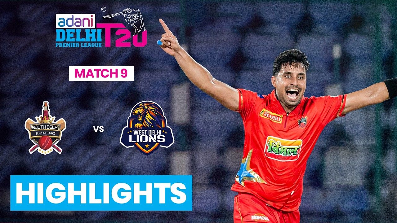 South Delhi Superstarz vs West Delhi Lions | Match Highlights | #DPL 2026
