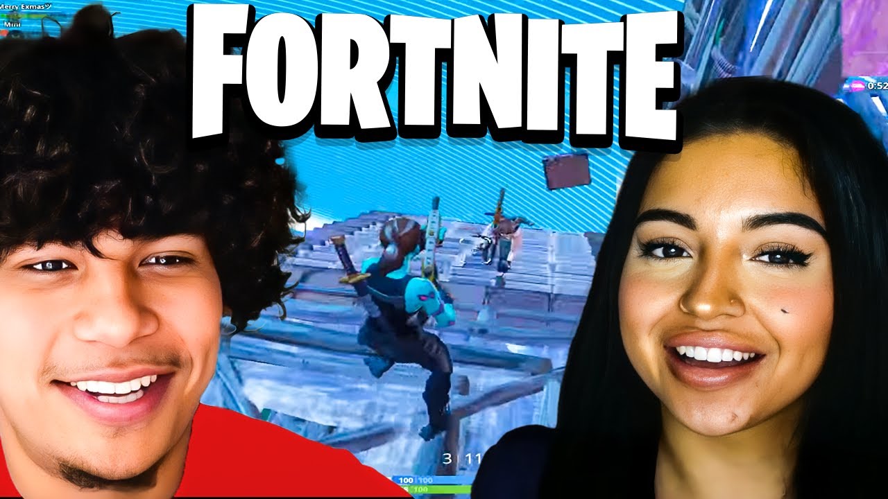 BigEx Reacts To His Old Fortnite Videos With Girlfriend!