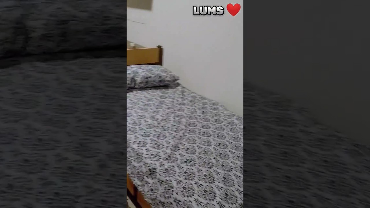 LUMS University Hostel Room video #lums #hostel #lumsuniversity #hostellife