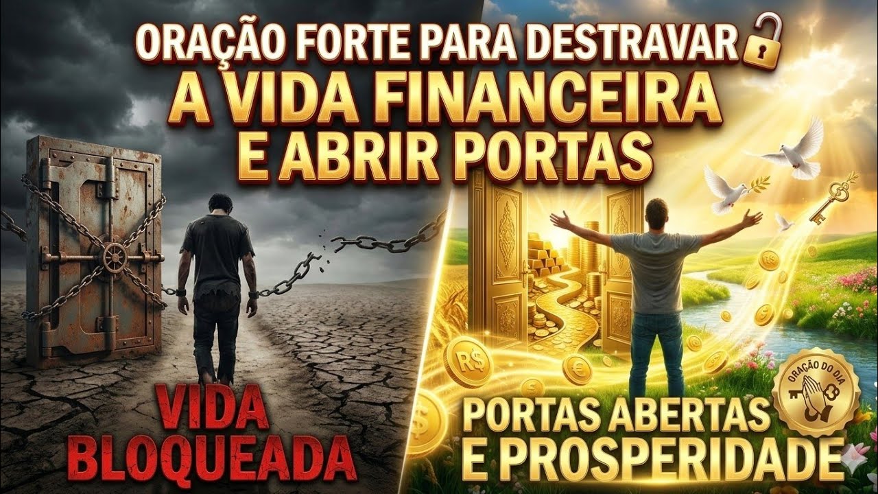 ORACAO DO DIA SALMOS 91 ORAÇÃO FORTE PARA DESTRAVAR SUA VIDA FINANCEIRA E ABERTURA DE PORTAS #oracao