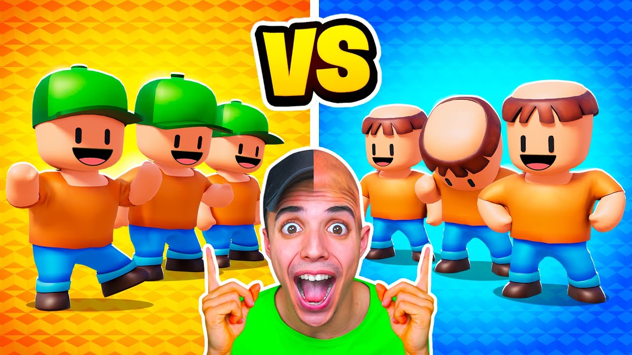 SKINS *MR.STUMBLE vs CALVO* BATALLA GRACIOSA en STUMBLE GUYS! 😂
