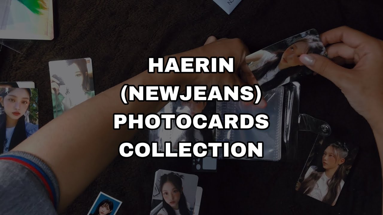 my haerin (newjeans) photocards collection