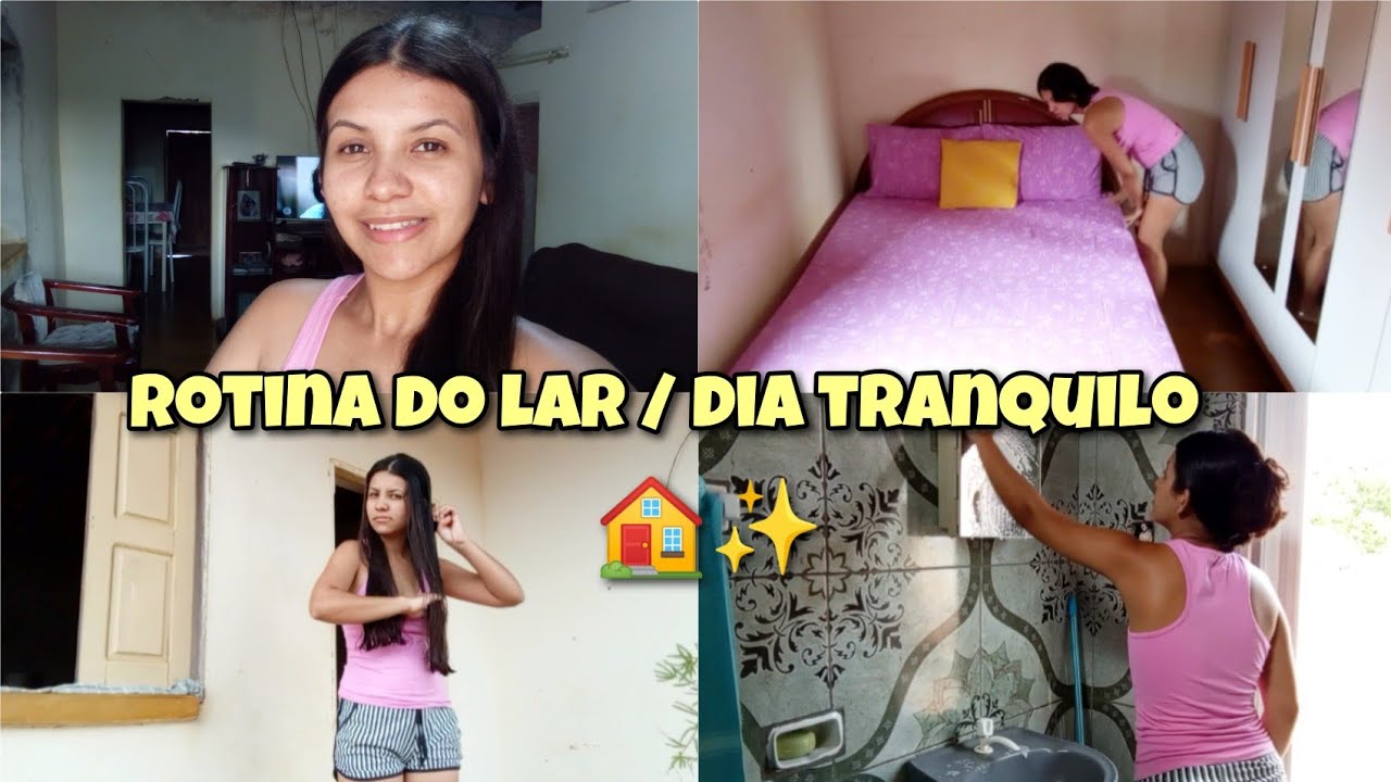 Rotina tranquila com ar de limpeza e organização ✨