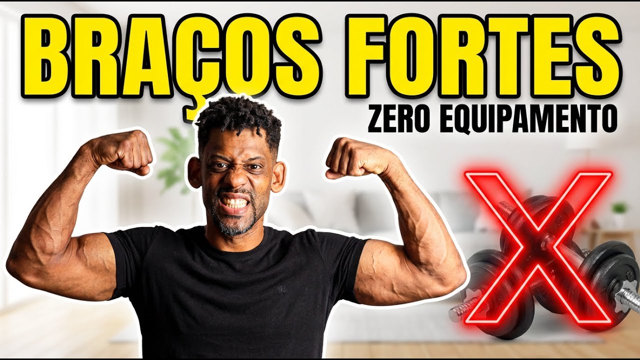 Treino de Braço em Casa Sem Equipamentos (Simples e Eficiente)
