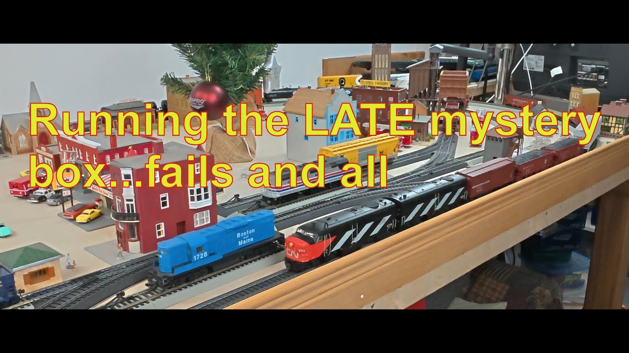Running the LATE 2025 Rapido Mystery Box in 2026, derailings and all