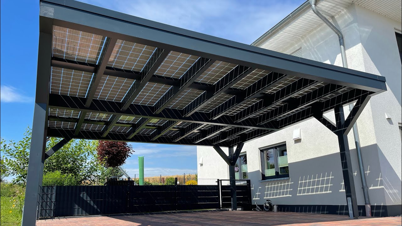 #12 Carport bauen - GlasGlas Module