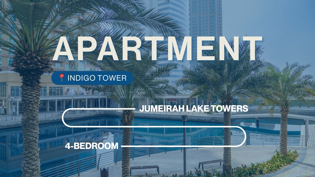 4 Bed Apartment in Indigo Tower, JLT Cluster D, Jumeirah Lake Towers